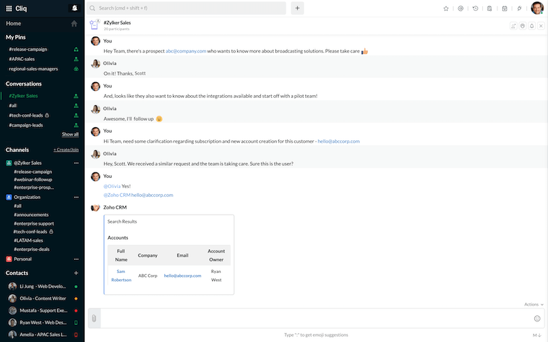 מערכת zoho crm – סקירה מלאה